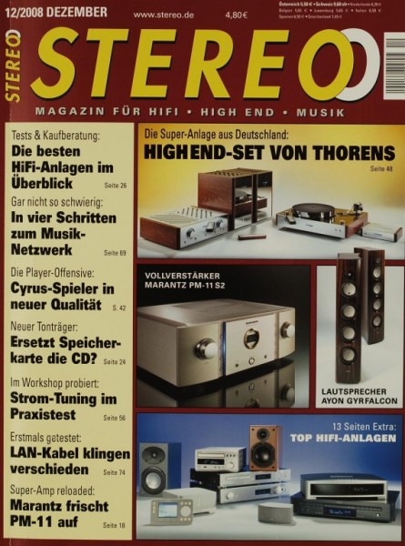 Stereo 12/2008 Zeitschrift