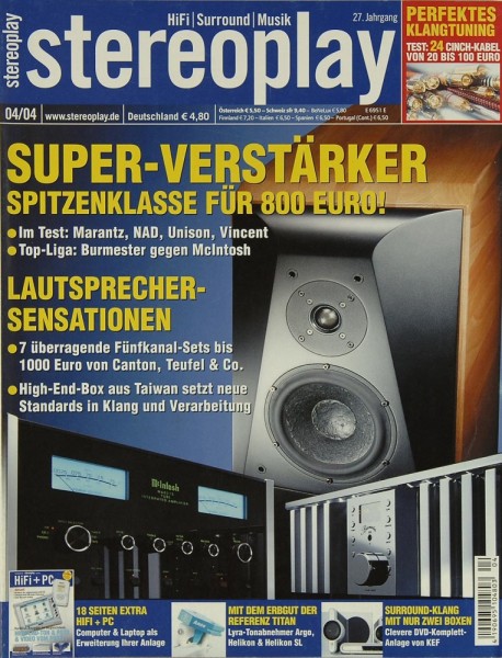 Stereoplay 4/2004 Zeitschrift