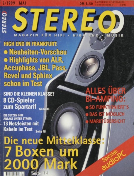 Stereo 5/1999 Zeitschrift
