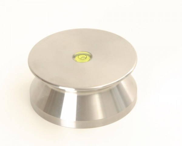 Record weight stainless steel with spirit level