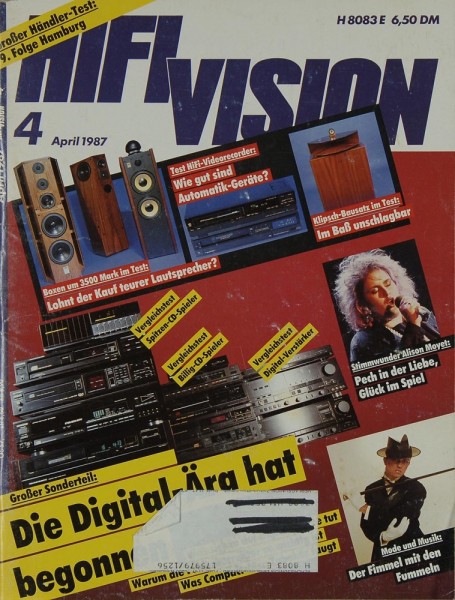 Hifi Vision 4/1987 Zeitschrift