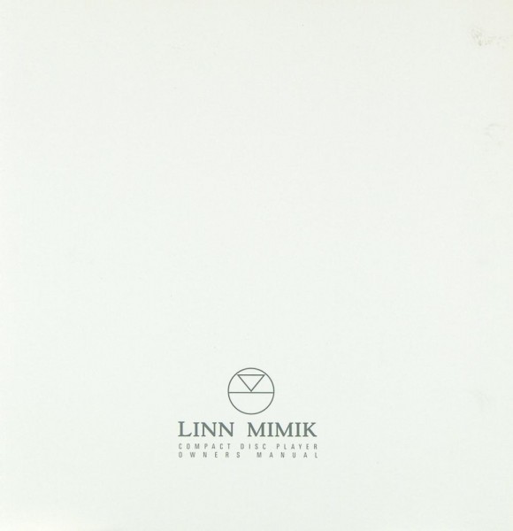 Linn Mimik Instruction Manual
