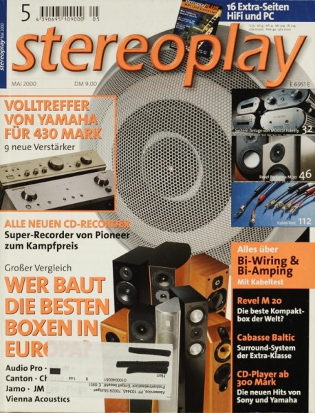 Stereoplay 5/2000 Zeitschrift