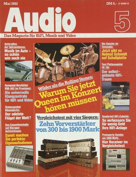 Audio 5/1982 Zeitschrift
