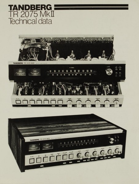 Tandberg TR 2075 Mk II Brochure / Catalogue