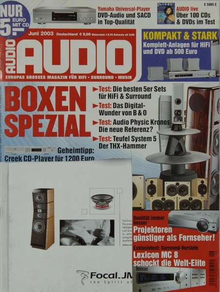 Audio 6/2003 Zeitschrift