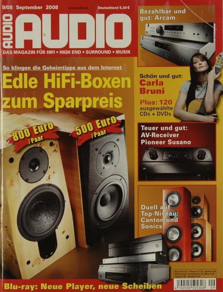 Audio 9/2008 Zeitschrift
