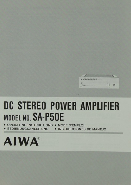 Aiwa SA-P 50 E Manual