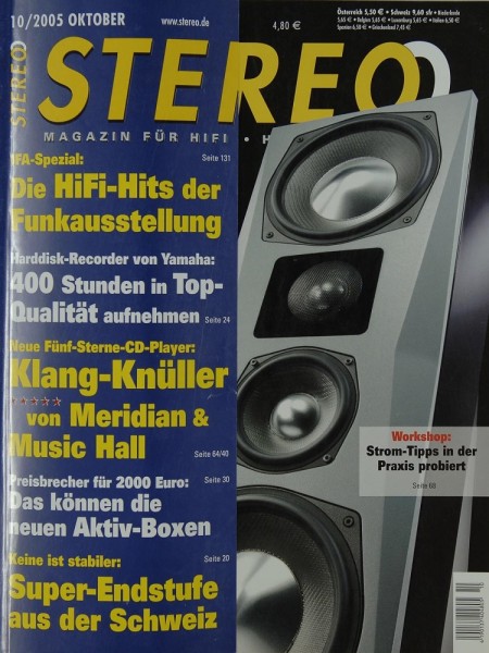Stereo 10/2005 Zeitschrift