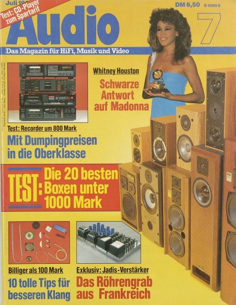 Audio 7/1986 Zeitschrift