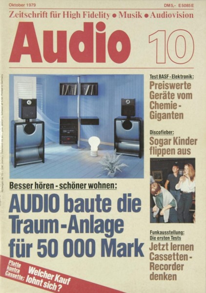 Audio 10/1979 Zeitschrift