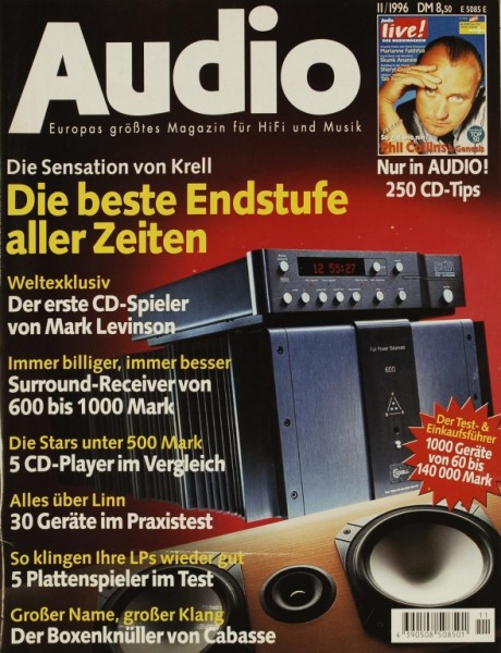 Audio 11/1996 Zeitschrift