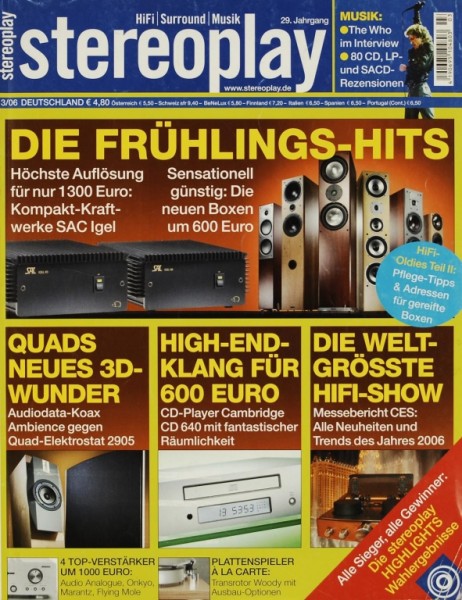 Stereoplay 3/2006 Zeitschrift