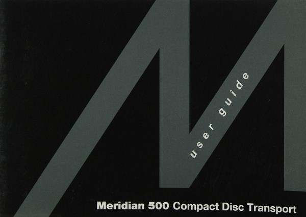 Meridian 500 User Manual