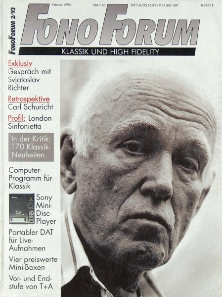 Fono Forum 2/1993 Zeitschrift