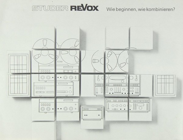 Revox System 70 / 700 Brochure / Catalogue
