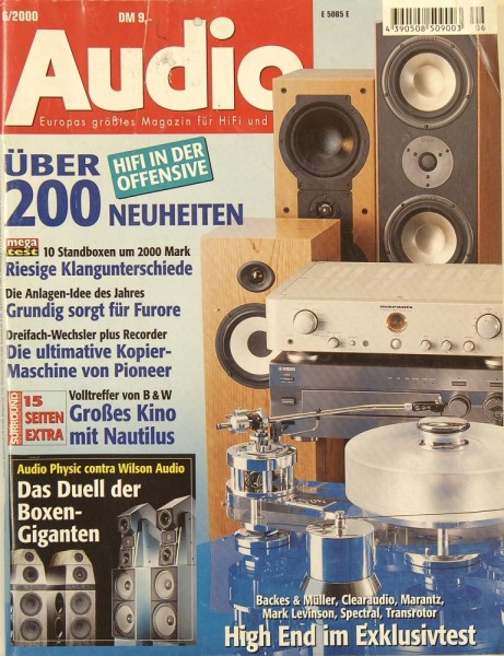 Audio 6/2000 Zeitschrift