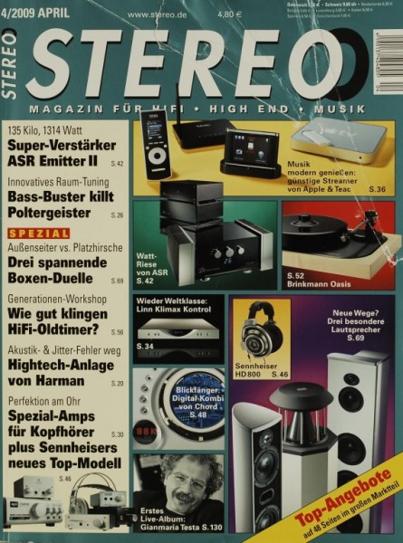 Stereo 4/2009 Zeitschrift