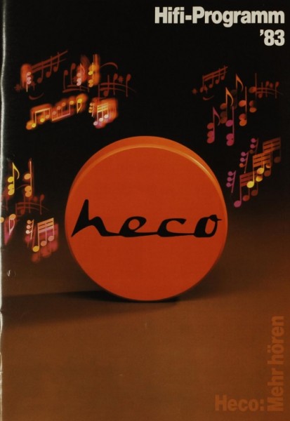 Heco HiFi-Programm ´83 Prospekt / Katalog