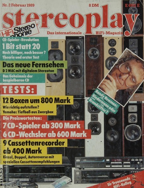 Stereoplay 2/1989 Zeitschrift