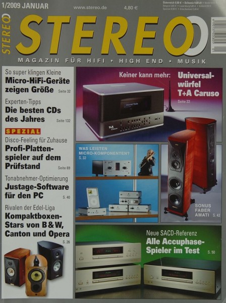 Stereo 1/2009 Zeitschrift