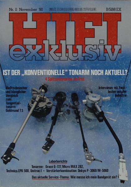 Hifi Exklusiv 11/1980 Zeitschrift