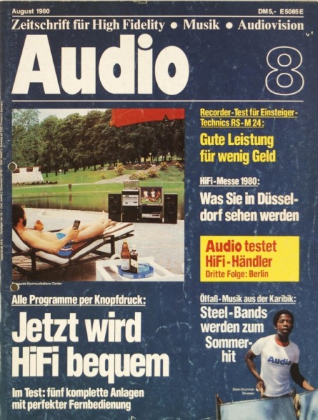 Audio 8/1980 Zeitschrift