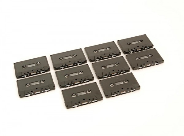Compact cassette music cassette C-90 new set of 10