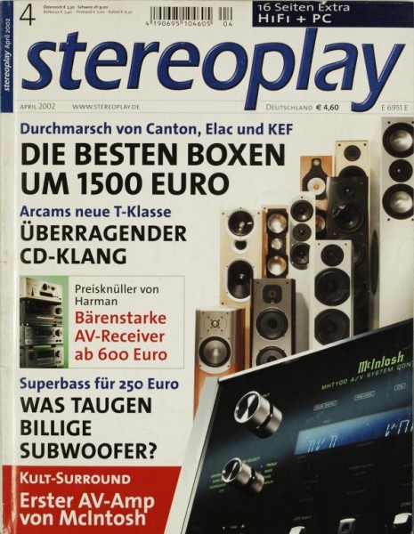 Stereoplay 4/2002 Zeitschrift