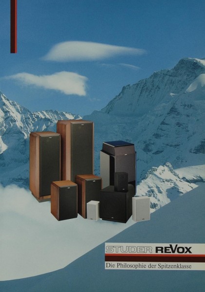 Revox Lautsprecher Prospekt / Katalog