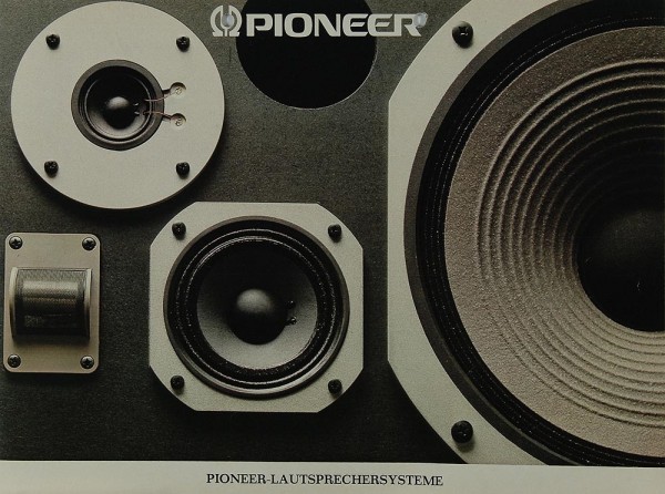 Pioneer Lautsprechersysteme Prospekt / Katalog