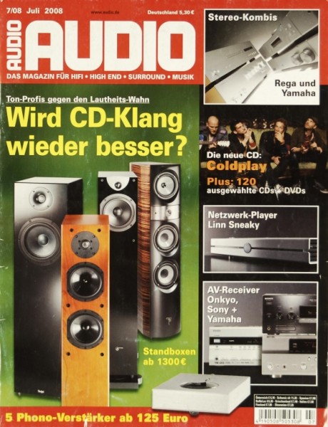 Audio 7/2008 Zeitschrift