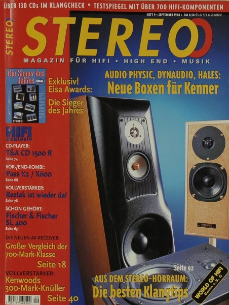 Stereo 9/1998 Zeitschrift