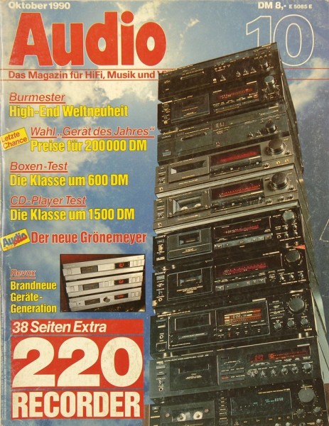 Audio 10/1990 Zeitschrift