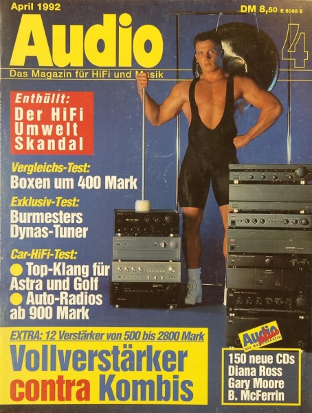 Audio 4/1992 Zeitschrift