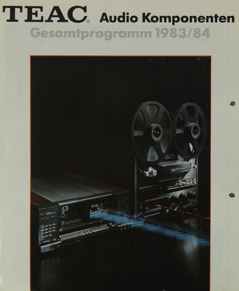 Teac Gesamtprogramm 1983/84 - Audio Komponenten Prospekt / Katalog