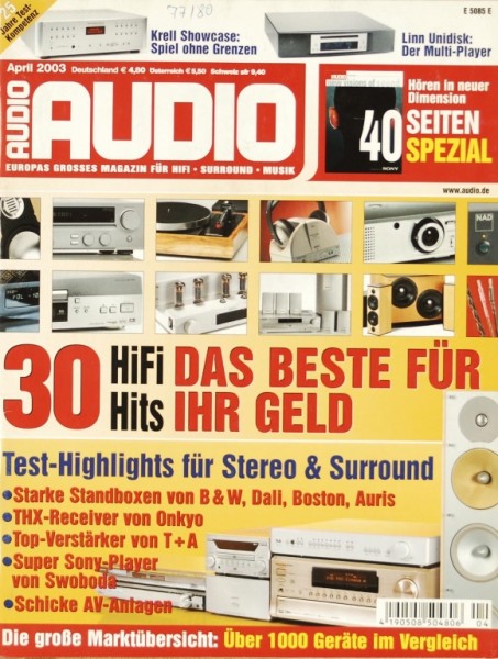 Audio 4/2003 Zeitschrift
