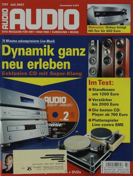 Audio 7/2007 Zeitschrift