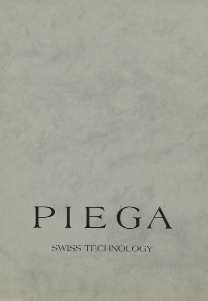Piega Swiss Technology Prospekt / Katalog