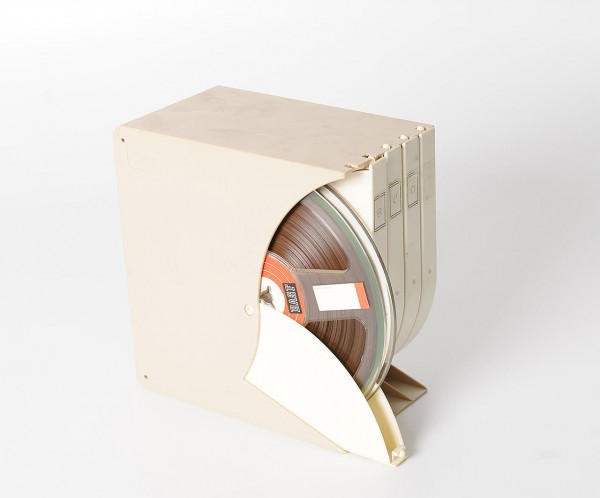 Schneider Tonband Archivbox mit 5x 18 cm Bändern