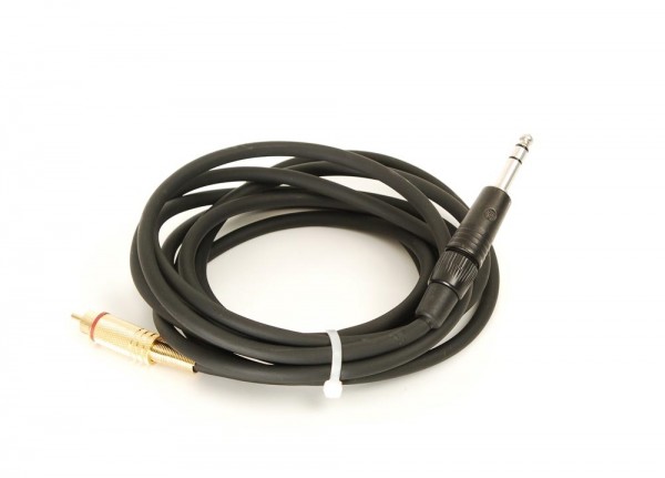 Cable cinch plug to 6.35mm jack plug 3.00 m