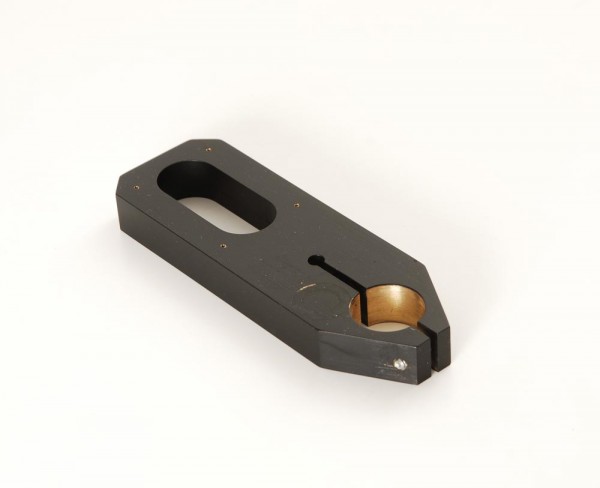 Tonarmbase für Micro Seiki für SME 12 Zoll Messing/schwarz