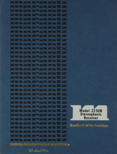 Marantz Model 2250 B Manual