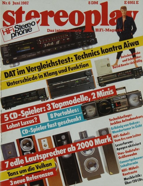 Stereoplay 6/1987 Zeitschrift