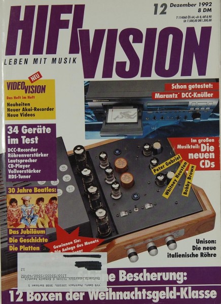 Hifi Vision 12/1992 Zeitschrift