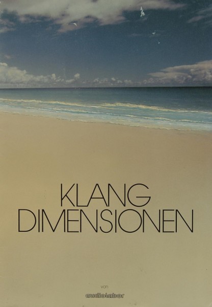 Audiolabor Klang Dimensionen Prospekt / Katalog