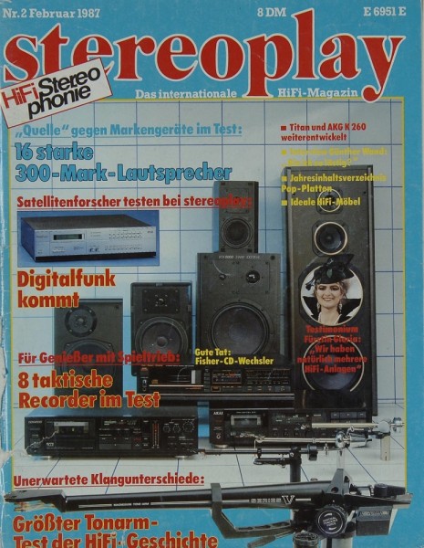 Stereoplay 2/1987 Zeitschrift