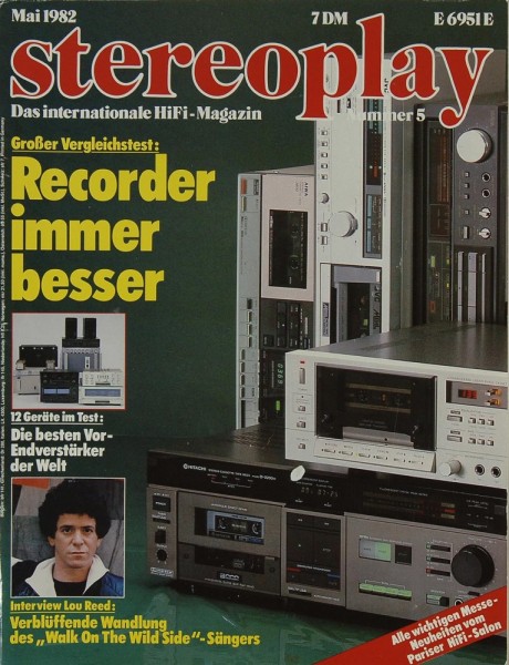 Stereoplay 5/1982 Zeitschrift