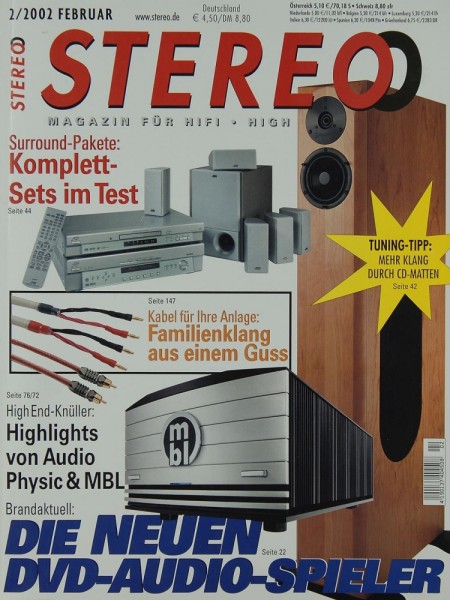 Stereo 2/2002 Zeitschrift