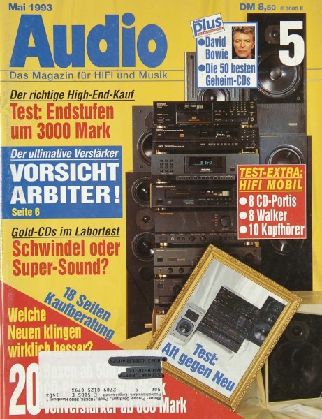 Audio 5/1993 Zeitschrift